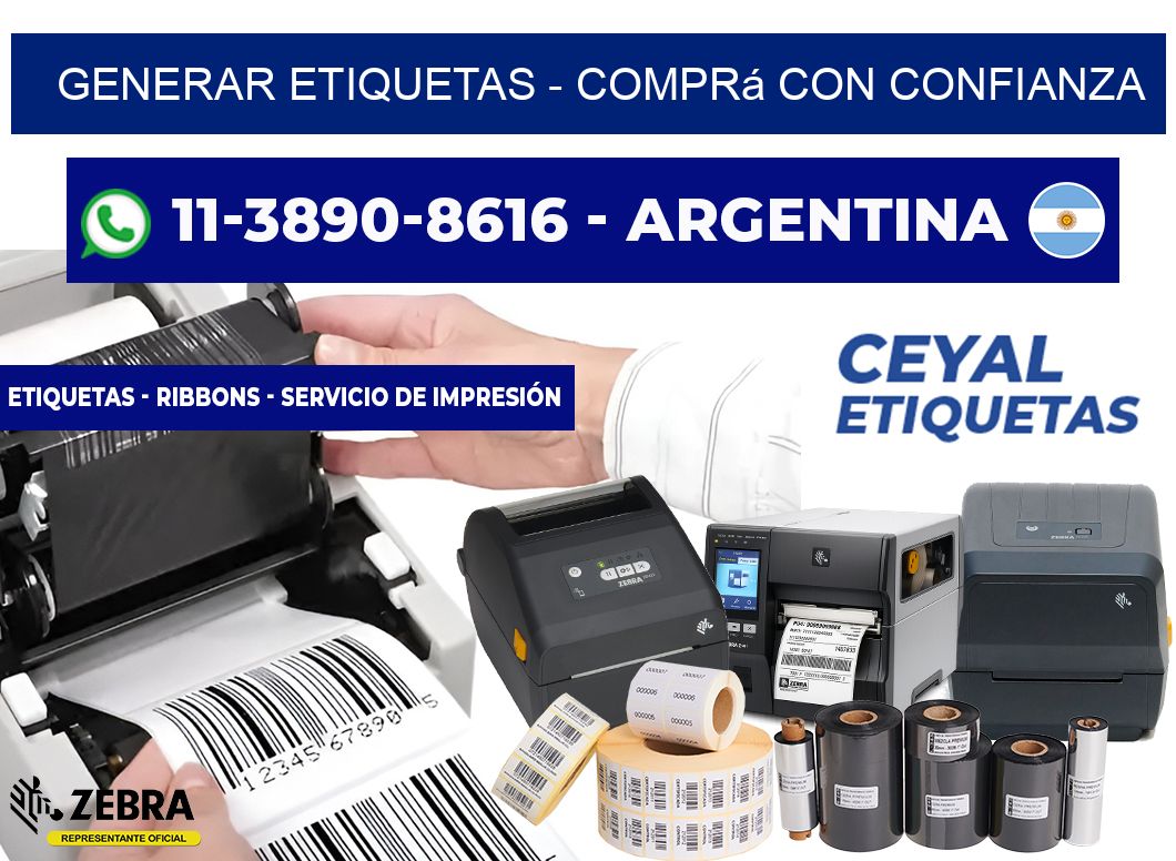 GENERAR ETIQUETAS - Comprá con confianza
