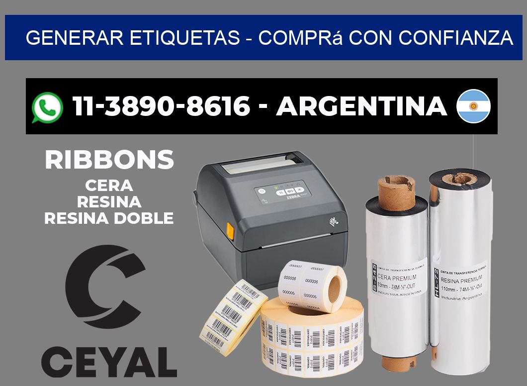 GENERAR ETIQUETAS - Comprá con confianza