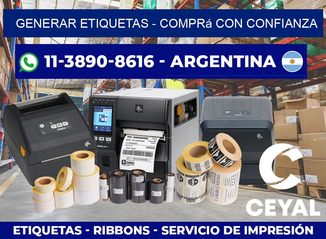GENERAR ETIQUETAS – Comprá con confianza