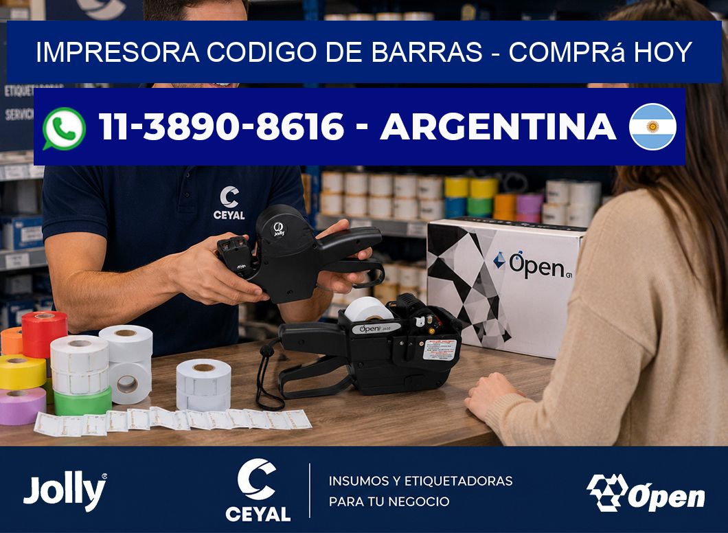 IMPRESORA CODIGO DE BARRAS - Comprá hoy