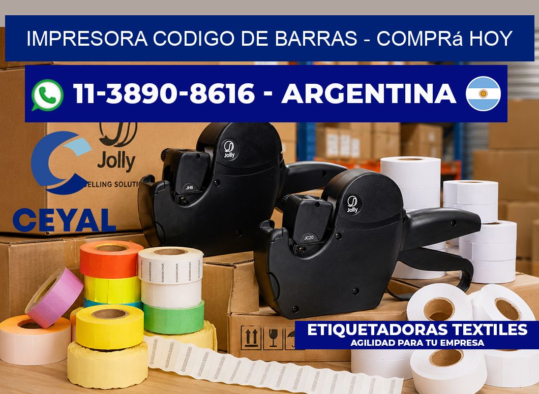IMPRESORA CODIGO DE BARRAS – Comprá hoy