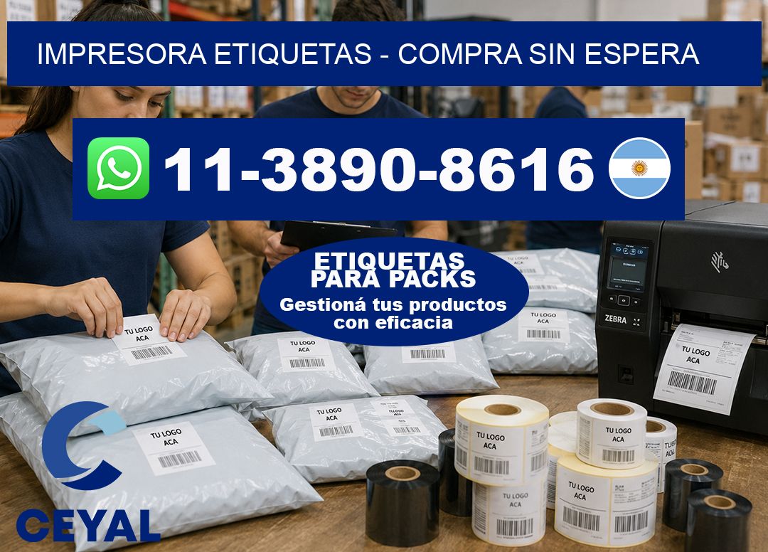 IMPRESORA ETIQUETAS - Compra sin espera