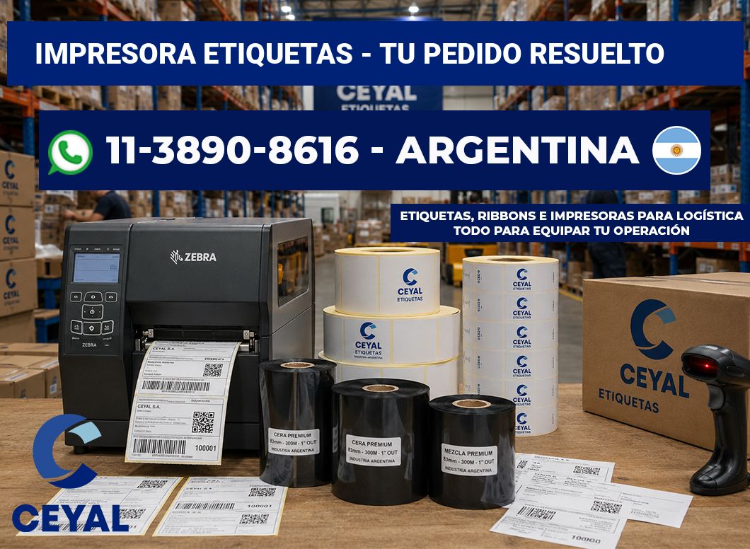 IMPRESORA ETIQUETAS - Tu pedido resuelto