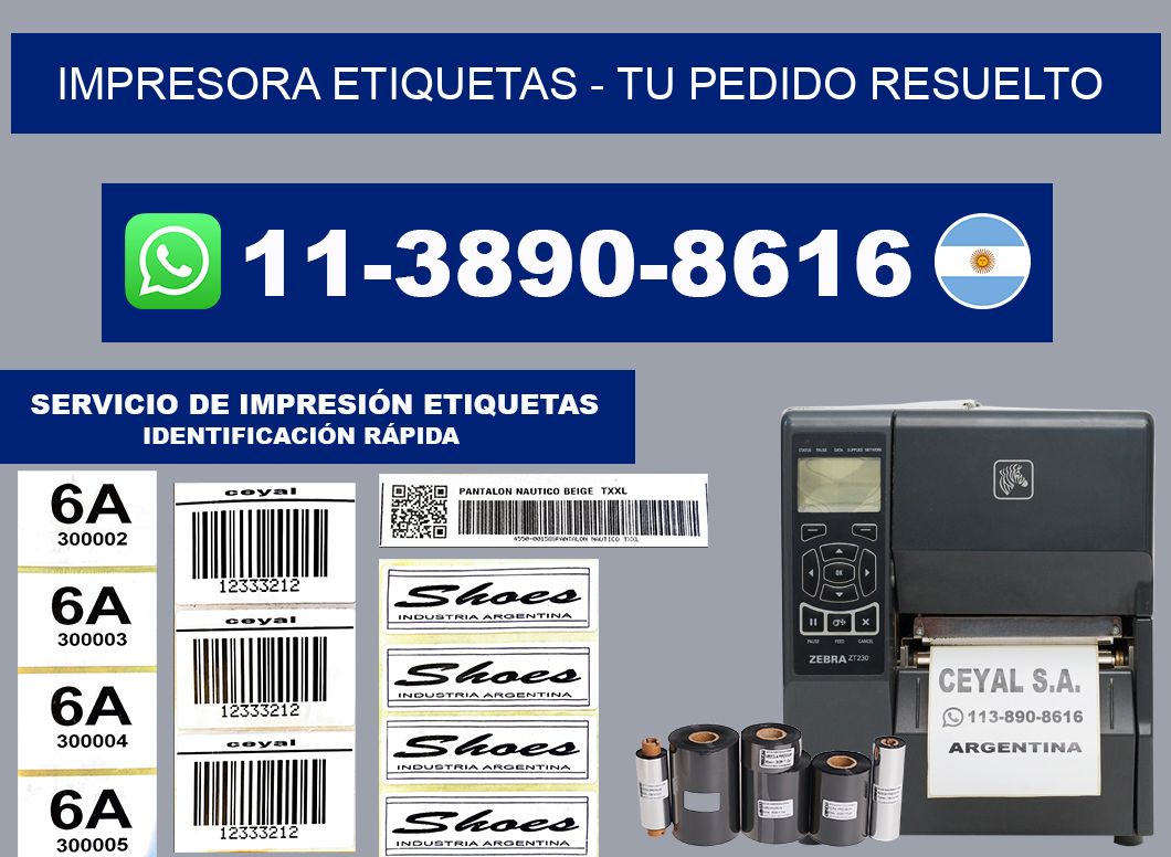 IMPRESORA ETIQUETAS - Tu pedido resuelto