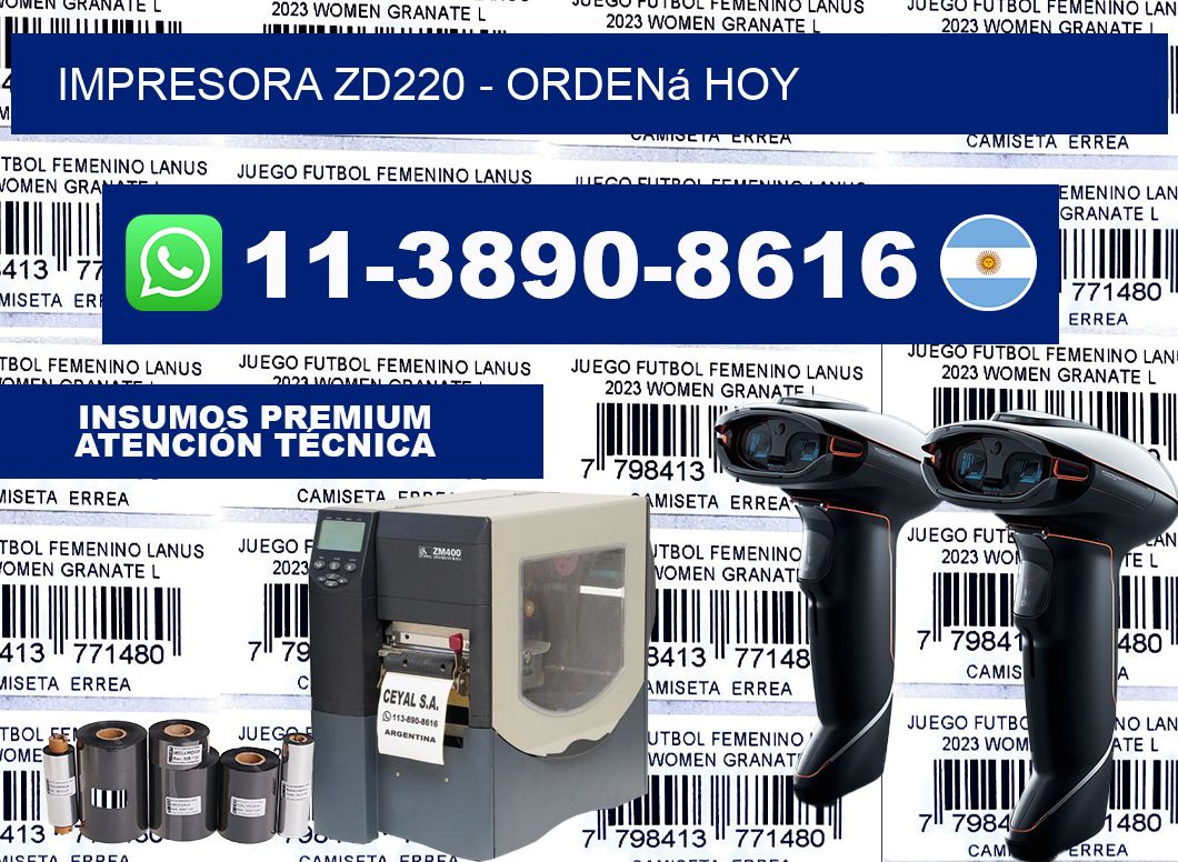 IMPRESORA ZD220 - Ordená hoy