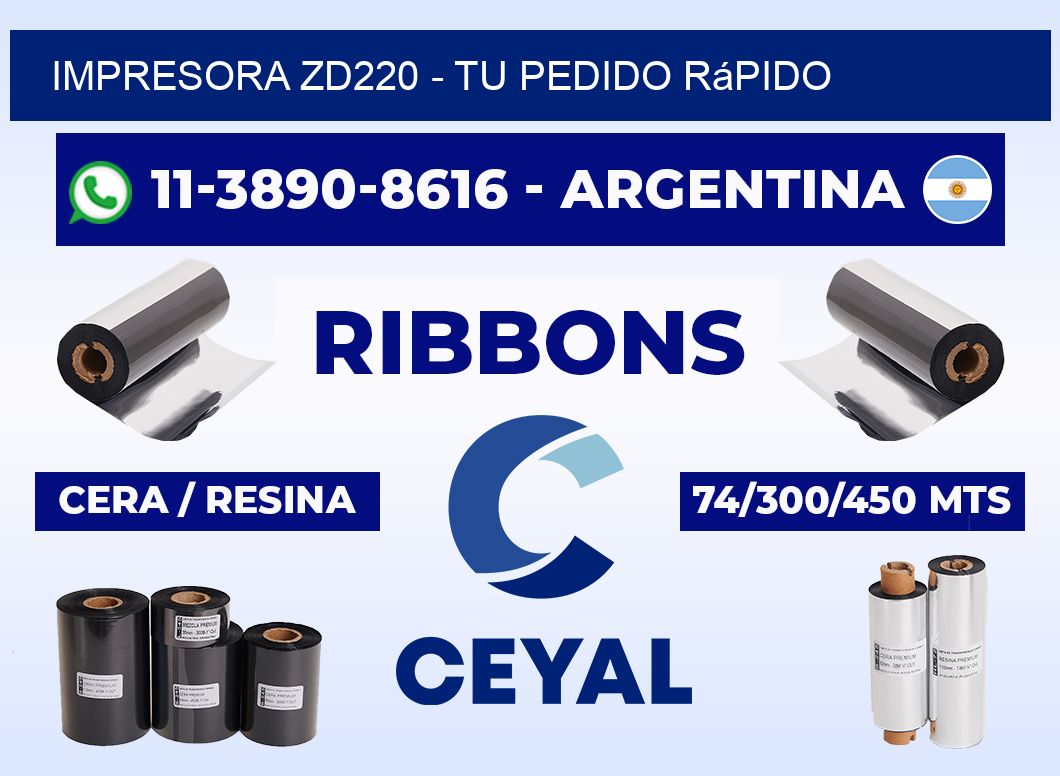 IMPRESORA ZD220 - Tu pedido rápido