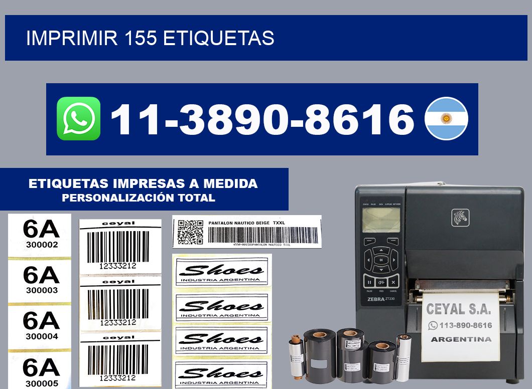 IMPRIMIR 155 ETIQUETAS