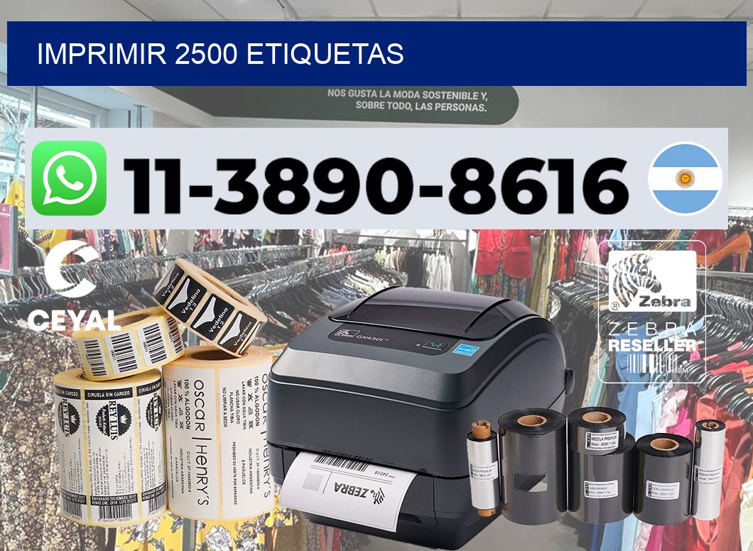 IMPRIMIR 2500 ETIQUETAS