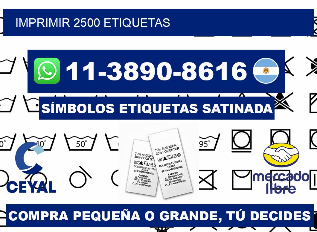 IMPRIMIR 2500 ETIQUETAS