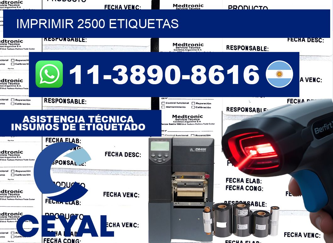 IMPRIMIR 2500 ETIQUETAS