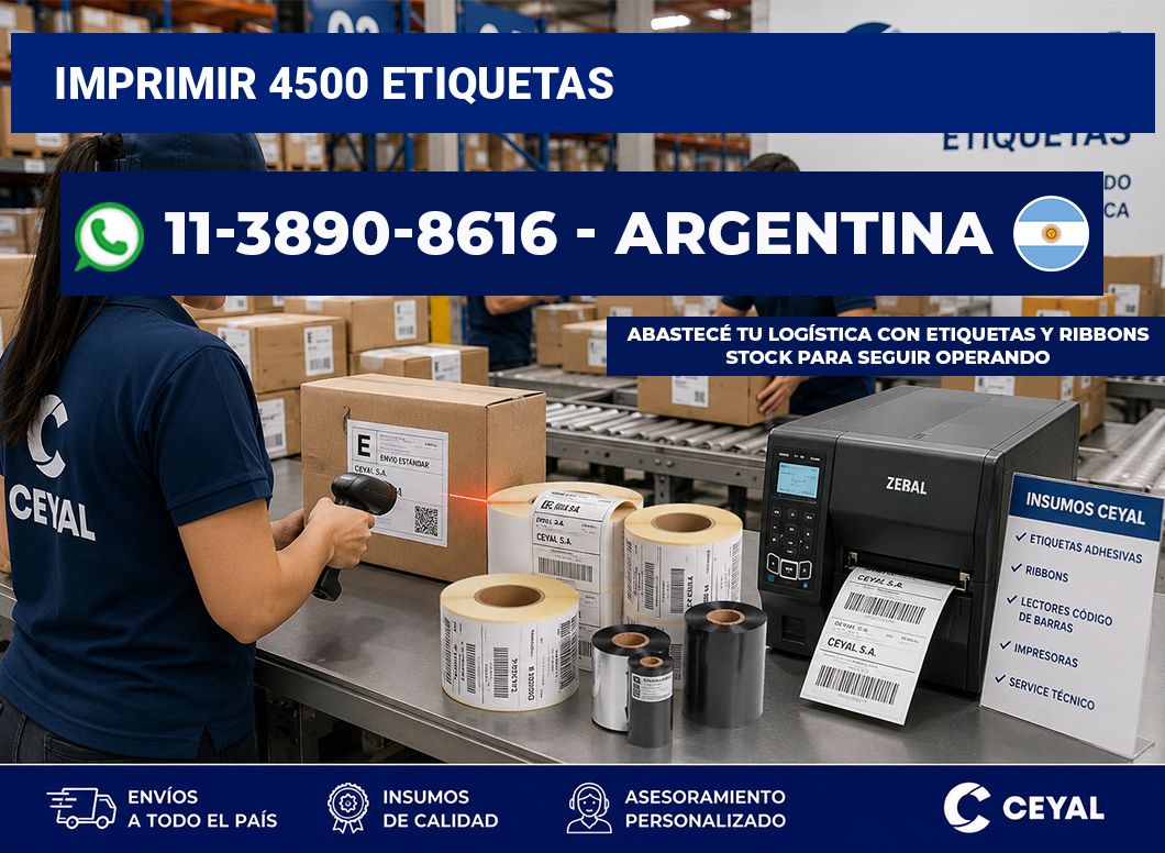IMPRIMIR 4500 ETIQUETAS
