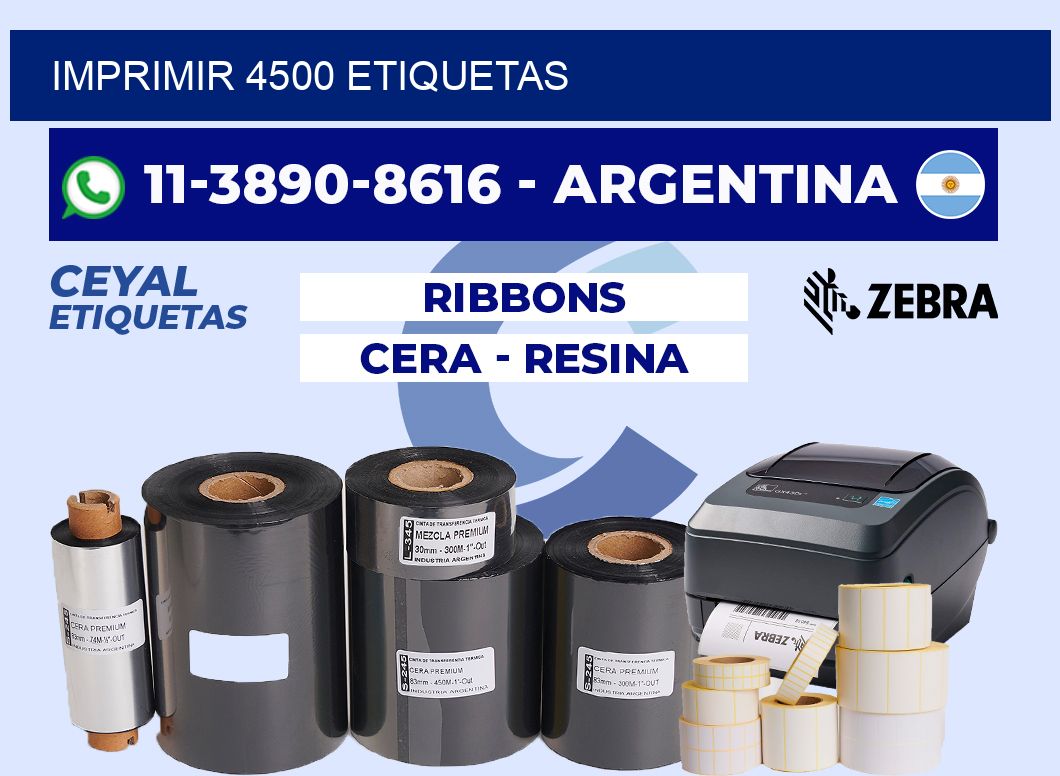 IMPRIMIR 4500 ETIQUETAS