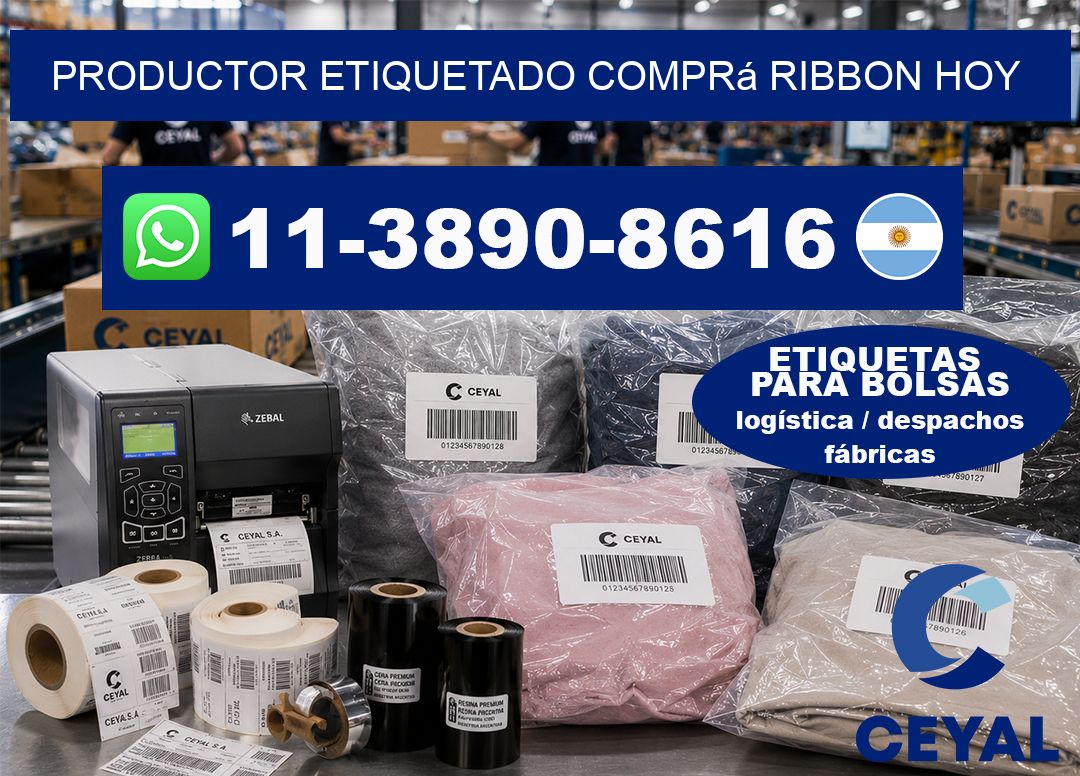PRODUCTOR ETIQUETADO Comprá ribbon hoy