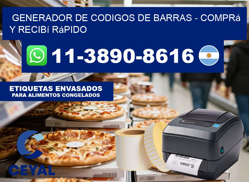 generador de codigos de barras – Comprá y recibí rápido
