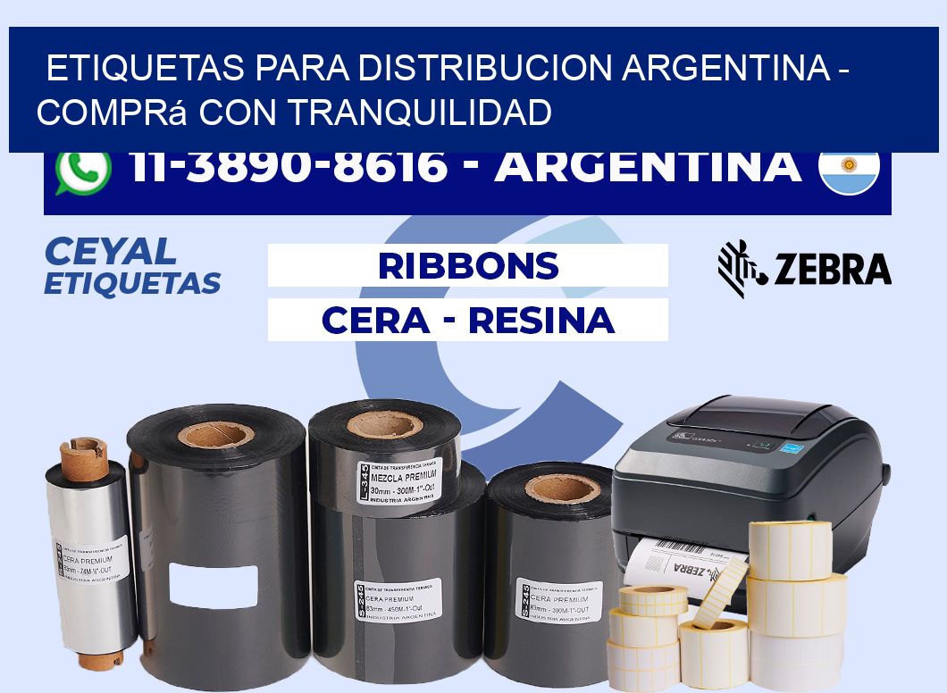 ETIQUETAS PARA DISTRIBUCION ARGENTINA - Comprá con tranquilidad