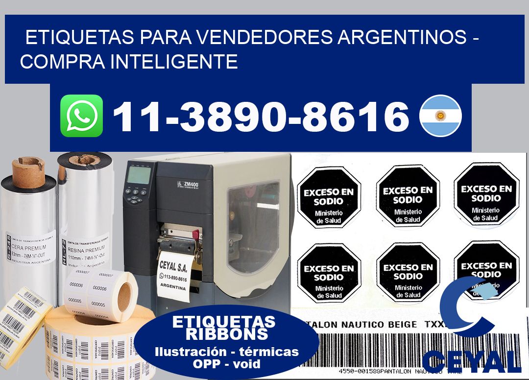 ETIQUETAS PARA VENDEDORES ARGENTINOS - Compra inteligente