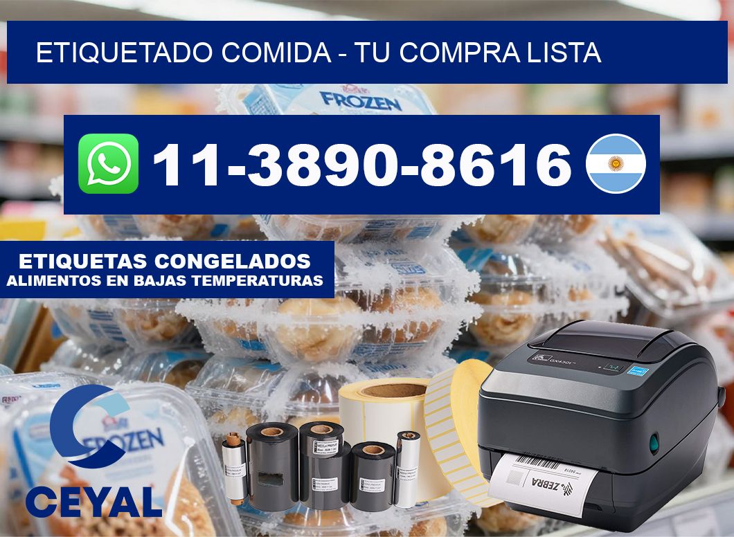 Etiquetado comida – Tu compra lista