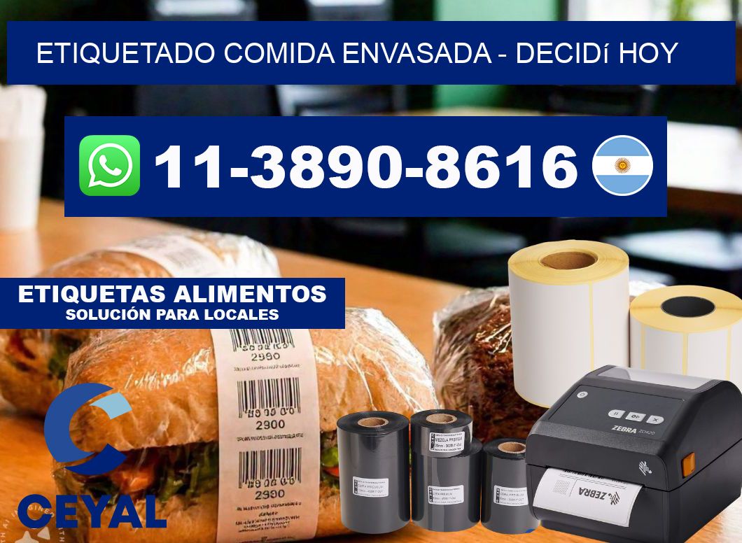 Etiquetado comida envasada - Decidí hoy