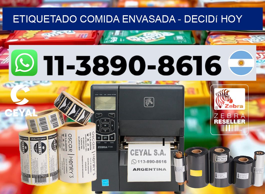 Etiquetado comida envasada - Decidí hoy