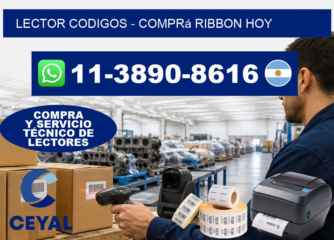 LECTOR CODIGOS - Comprá ribbon hoy