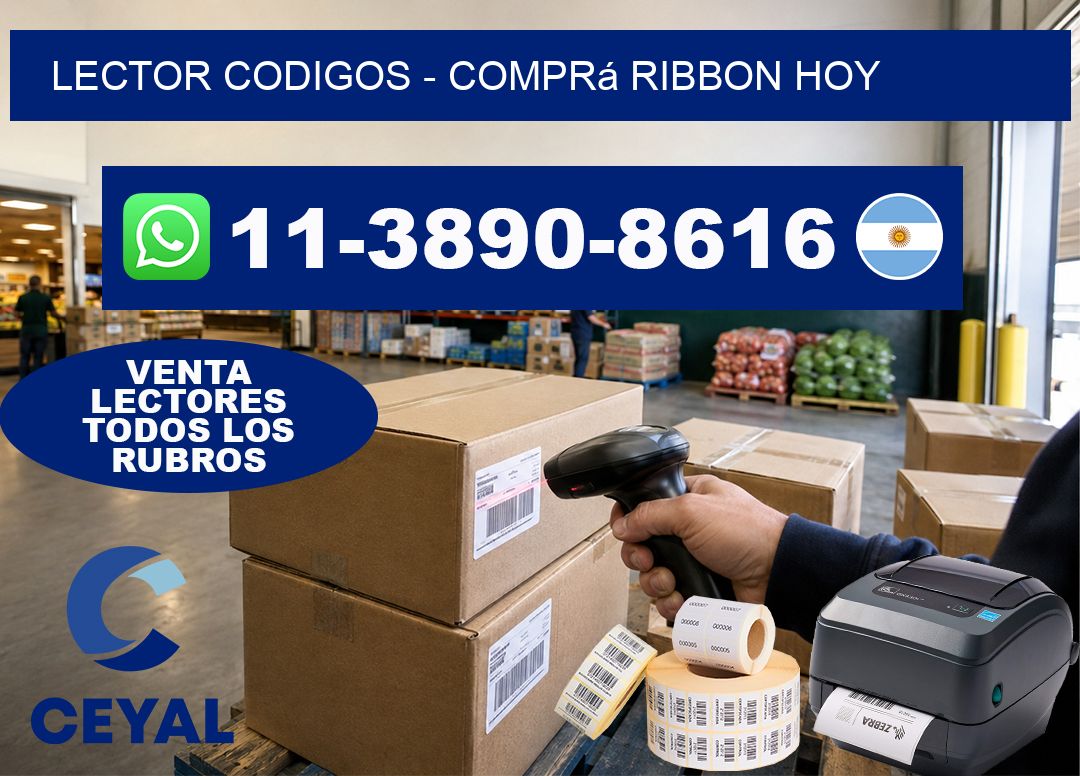 LECTOR CODIGOS - Comprá ribbon hoy