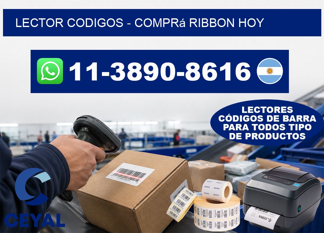LECTOR CODIGOS - Comprá ribbon hoy