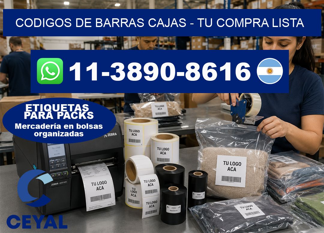 codigos de barras cajas - Tu compra lista