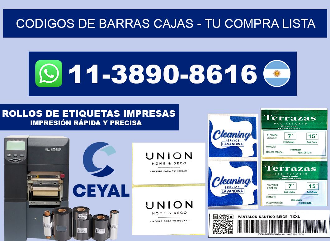 codigos de barras cajas - Tu compra lista