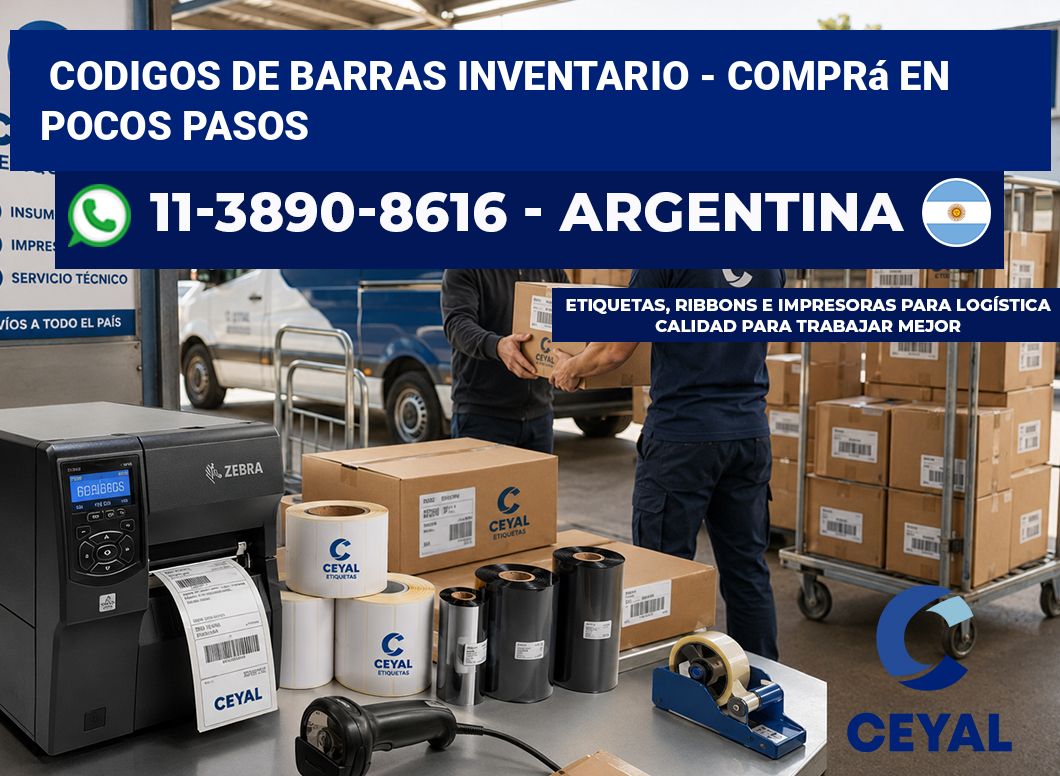 codigos de barras inventario - Comprá en pocos pasos