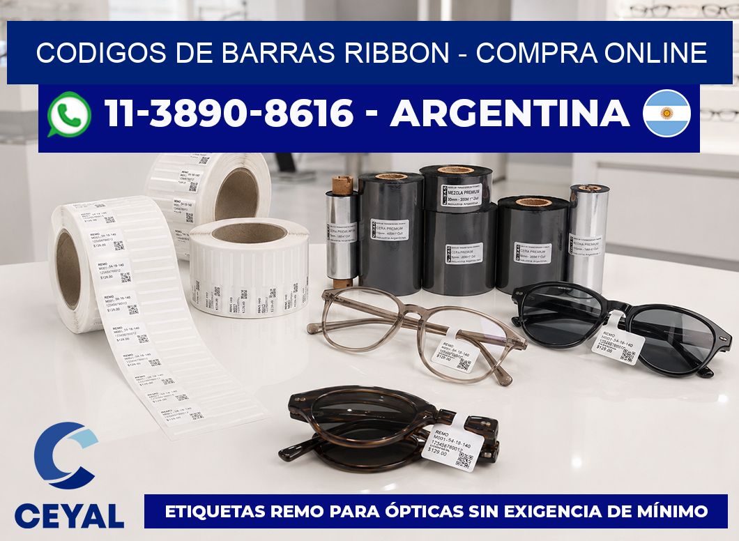 codigos de barras ribbon - compra online