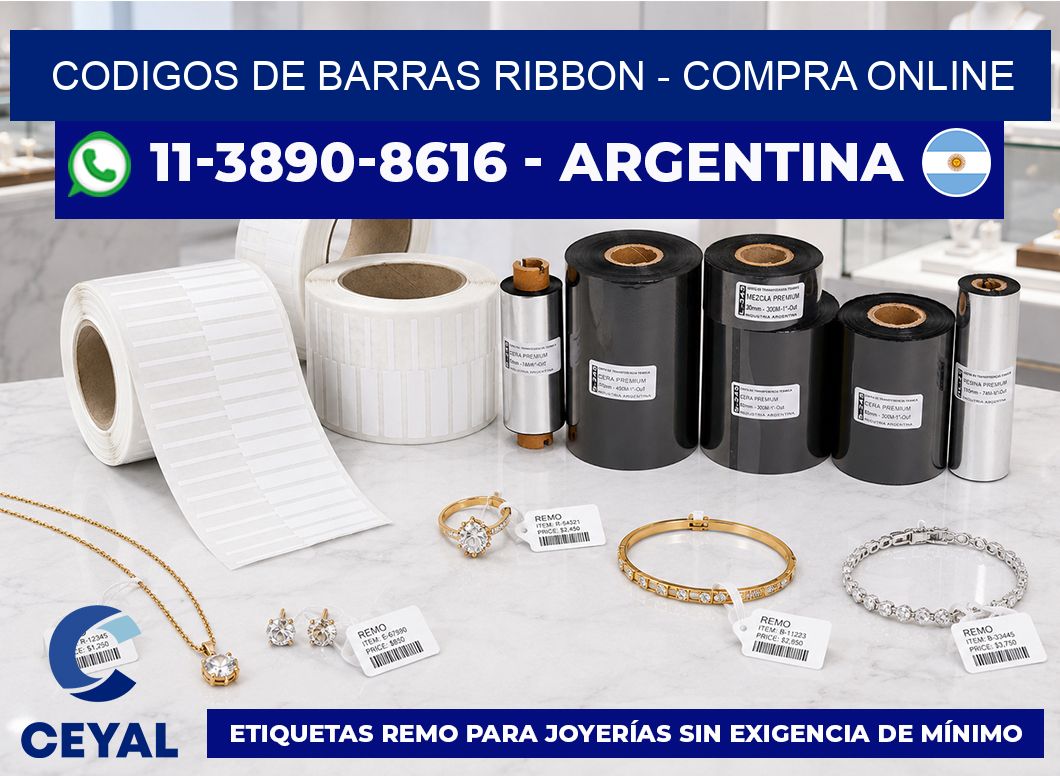 codigos de barras ribbon – compra online
