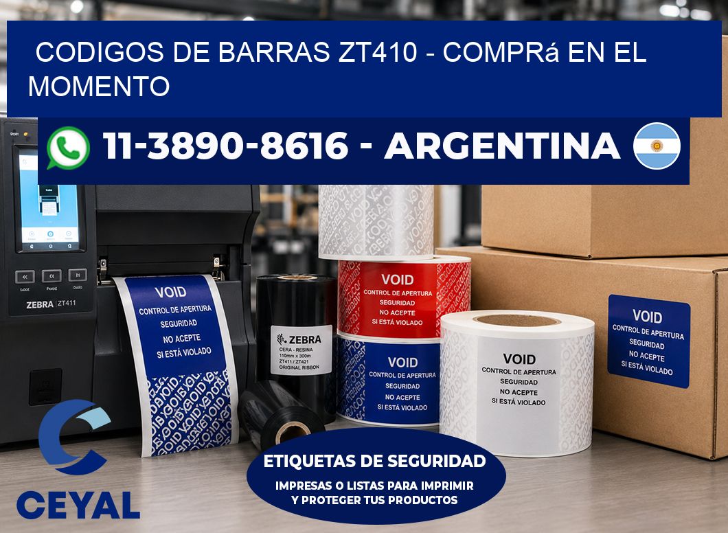 codigos de barras zt410 - Comprá en el momento