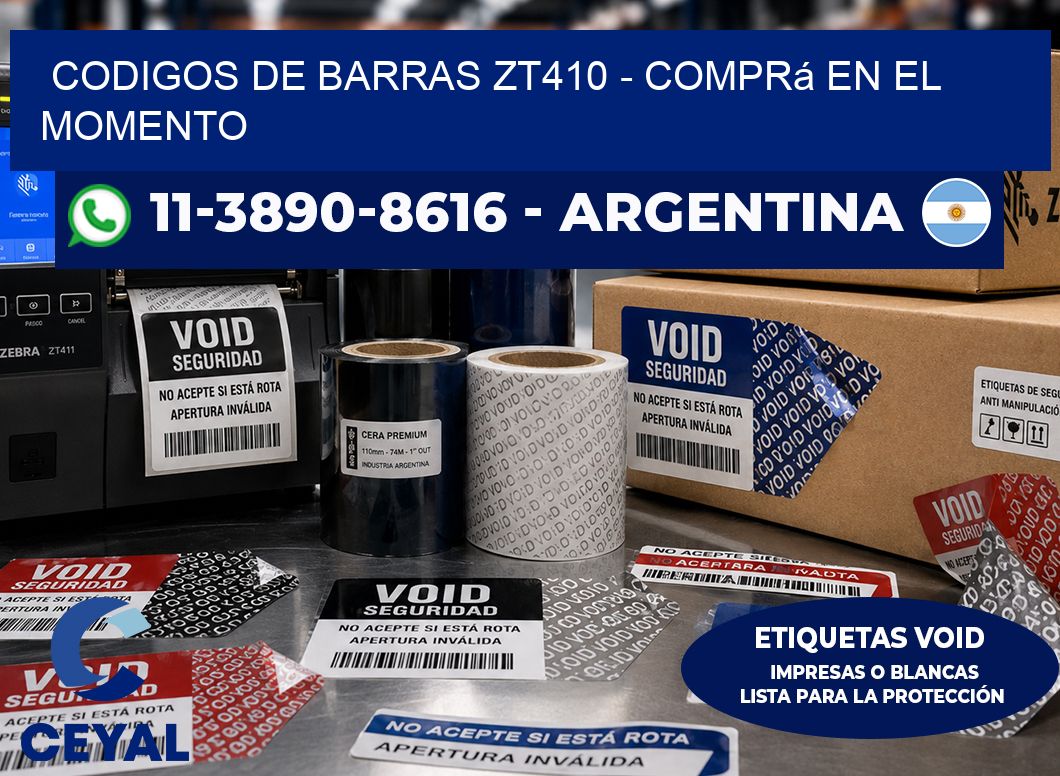 codigos de barras zt410 - Comprá en el momento