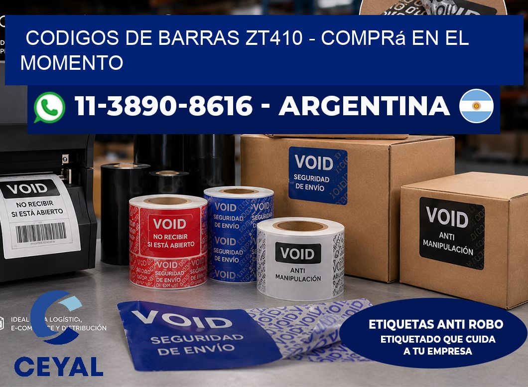 codigos de barras zt410 – Comprá en el momento