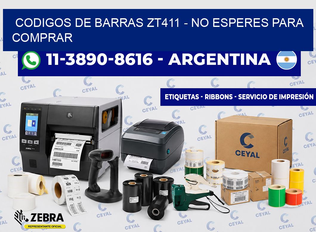 codigos de barras zt411 - No esperes para comprar